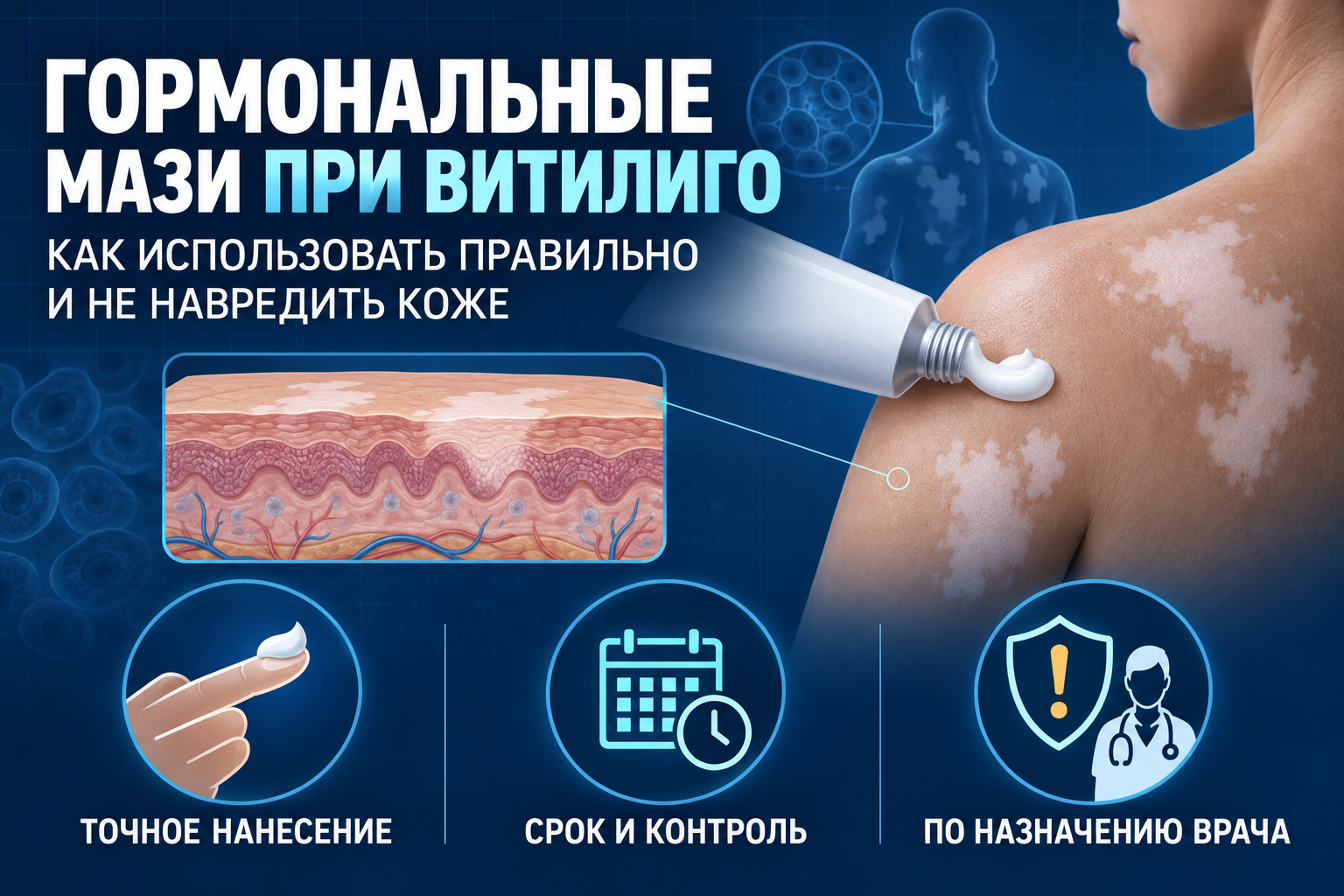 гормональные мази при витилиго